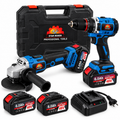 STAR ROXER SR-920 akuga tööriistakomplekt 48V 6.0Ah – nurklihvija + puurtrell, 2 akut