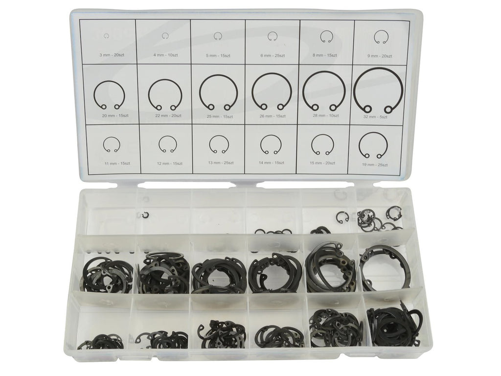 Seeger Internal Circlip Assortment, 300 pcs, 3–32 mm