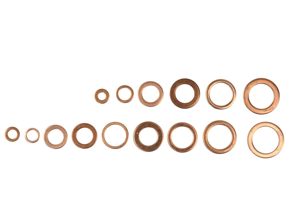 150-piece Metric Copper Washer Assortment