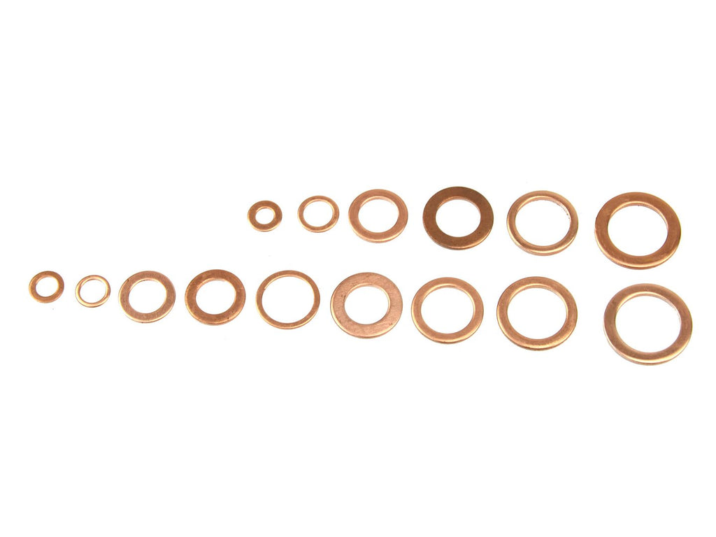 150-piece Metric Copper Washer Assortment