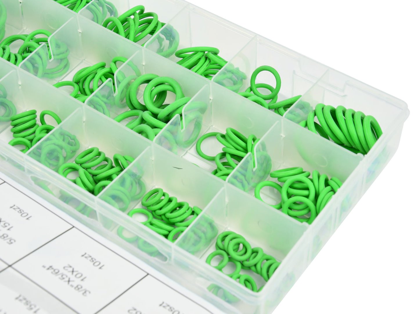 270 pcs Green O-ring Assortment
