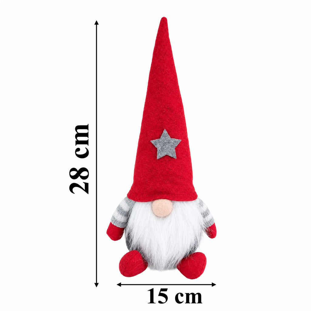 Istuv jõulupäkapiku dekoratsioon 28 cm RC-K-2705