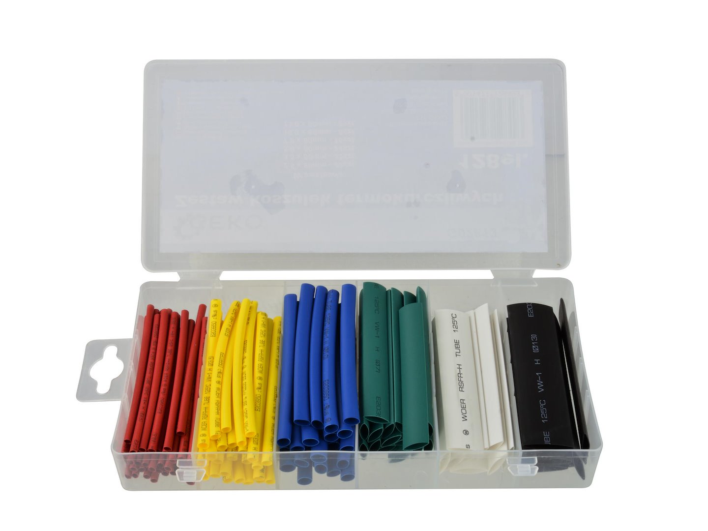 Assorted Heat-Shrink Tubing Kit, 128 pcs