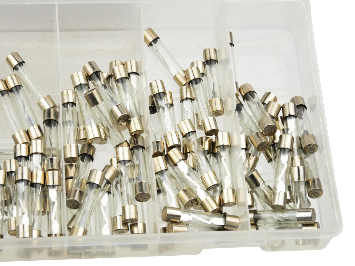 120-piece set of glass fuses
