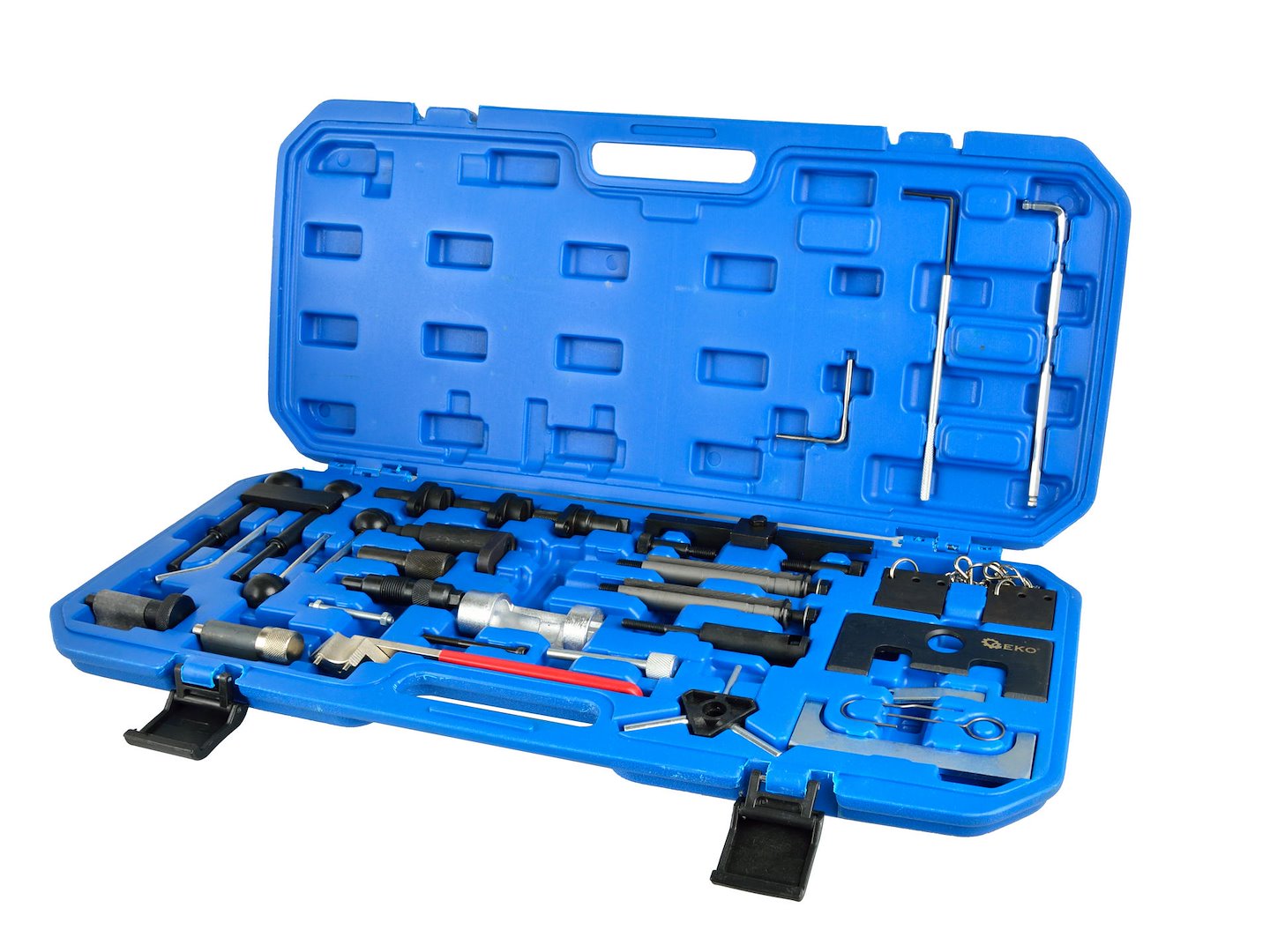 Engine timing tool set for VAG group (VW, Audi, Skoda) and Ford — big set