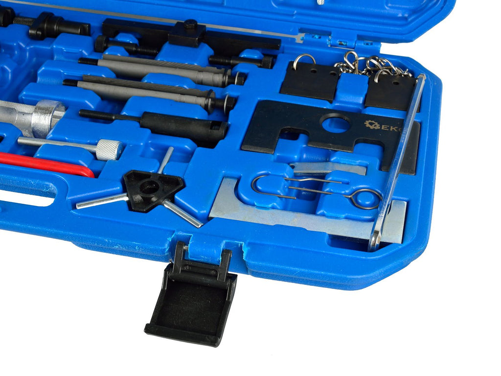 Engine timing tool set for VAG group (VW, Audi, Skoda) and Ford — big set