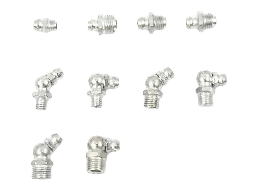 Hydraulic Grease Nipple Assortment, 110 pcs