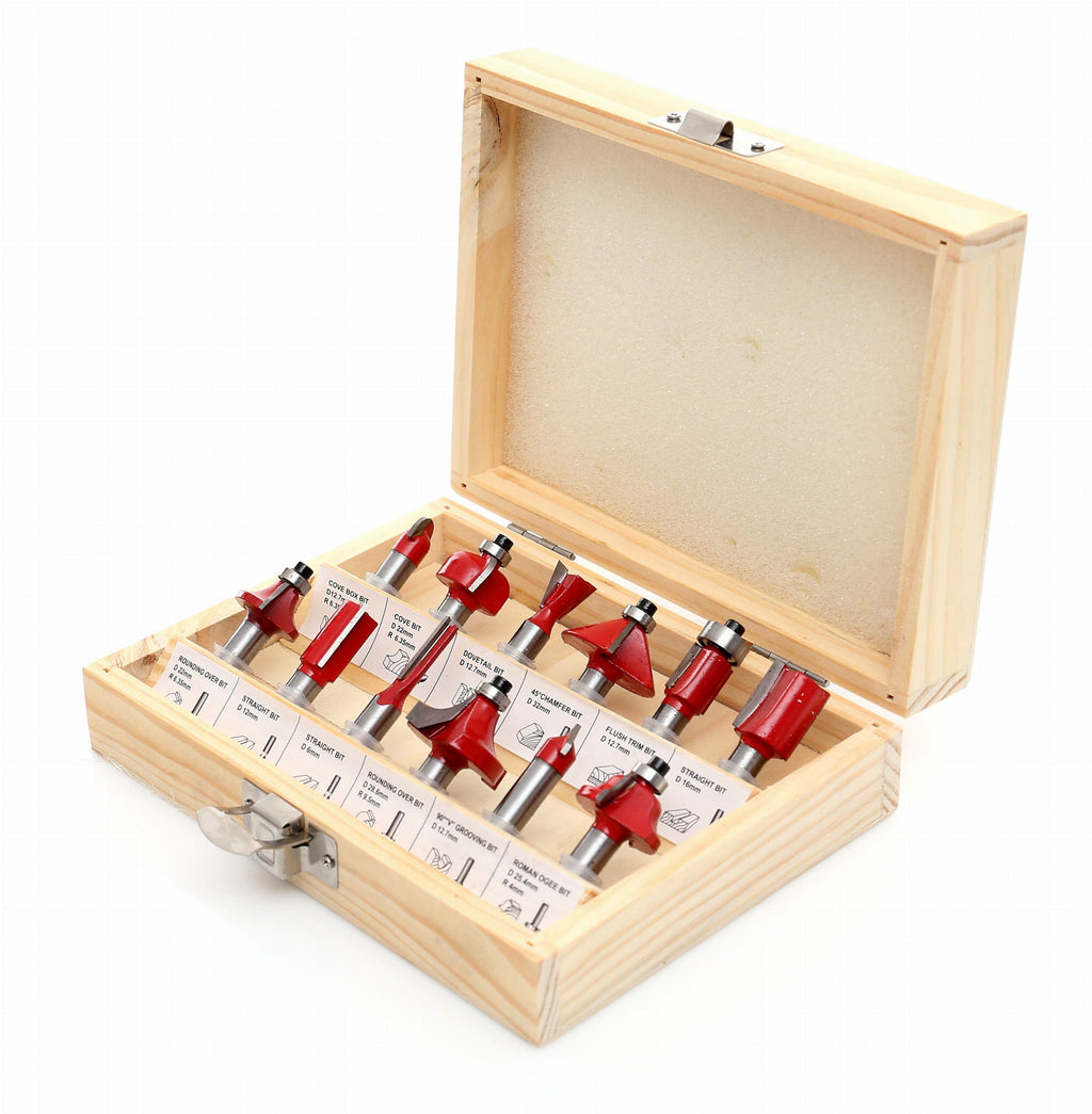 WOOD ROUTER BITS 12PCS KD10282 (D20)