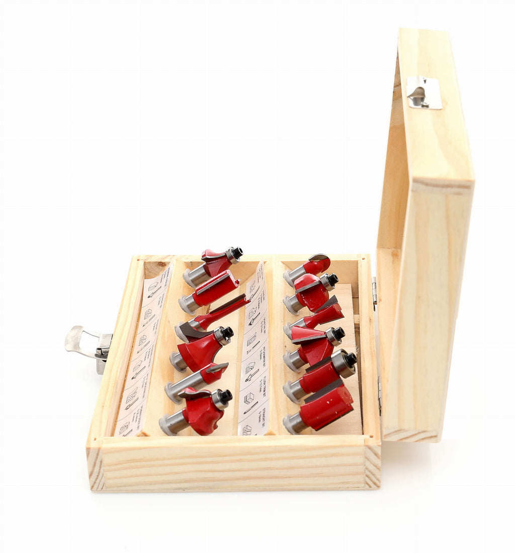 WOOD ROUTER BITS 12PCS KD10282 (D20)