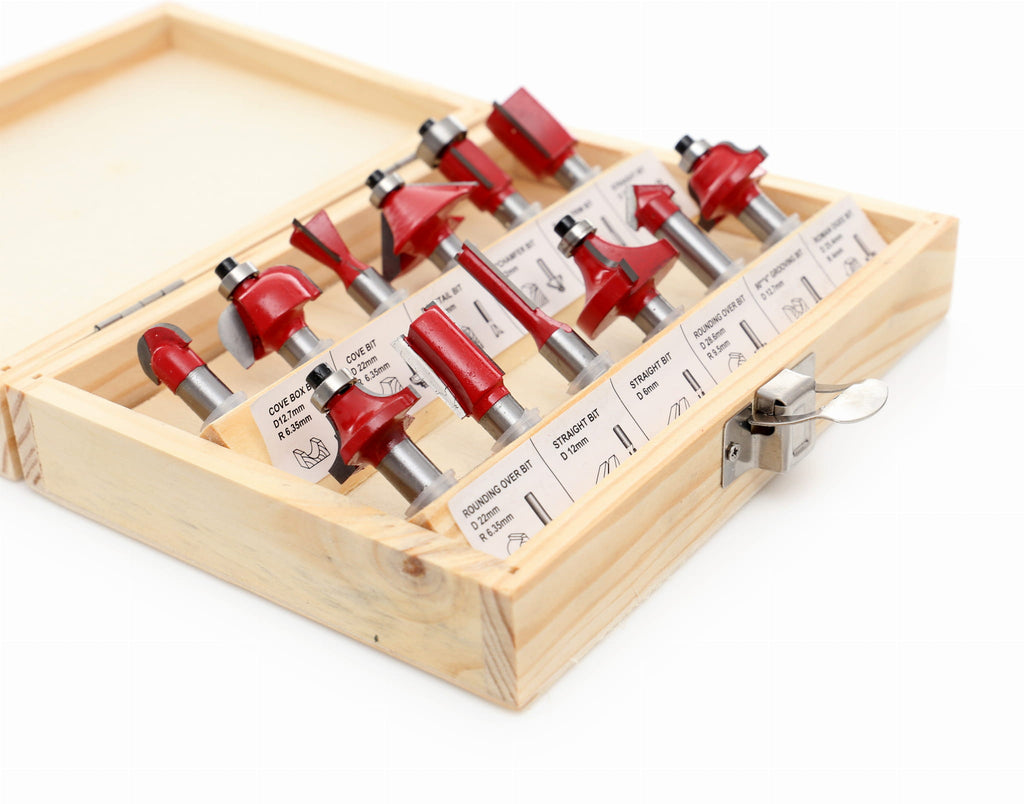 WOOD ROUTER BITS 12PCS KD10282 (D20)