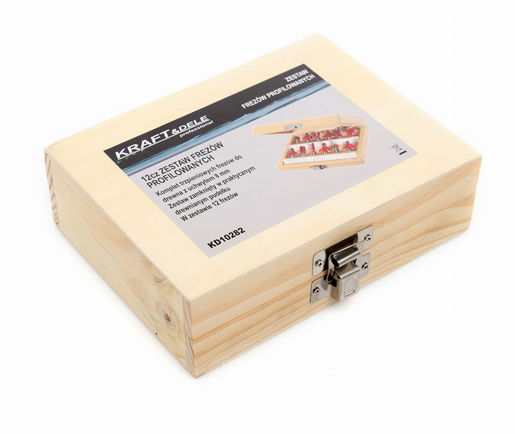 WOOD ROUTER BITS 12PCS KD10282 (D20)