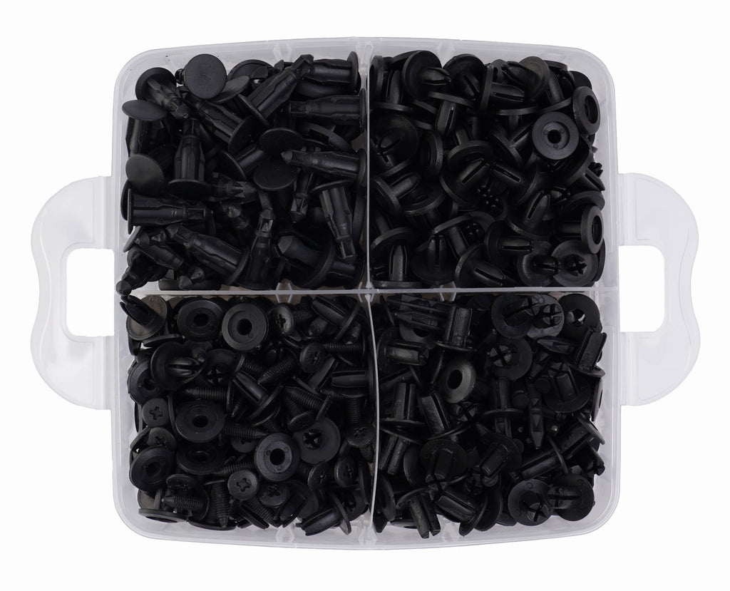 Set of 630 pcs of upholstery pins, dowels, clips + remover and pullers KD10612