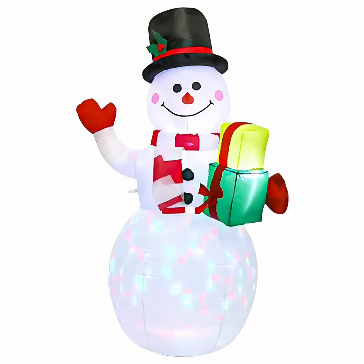 Täispuhutav LED-valgustusega lumememm 150 cm RC-K-1941