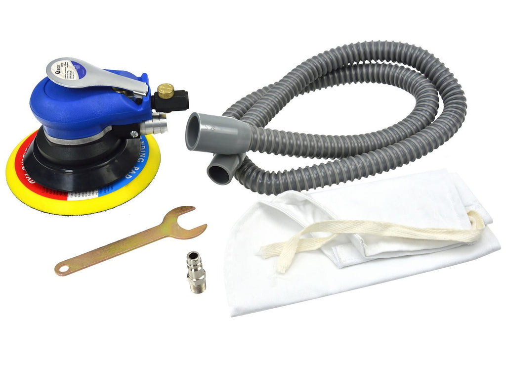 Air Orbital Sander 150 mm, Self-Generated Vacuum