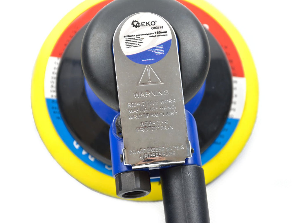 Air Orbital Sander 152mm (6") Central Vacuum PREMIUM