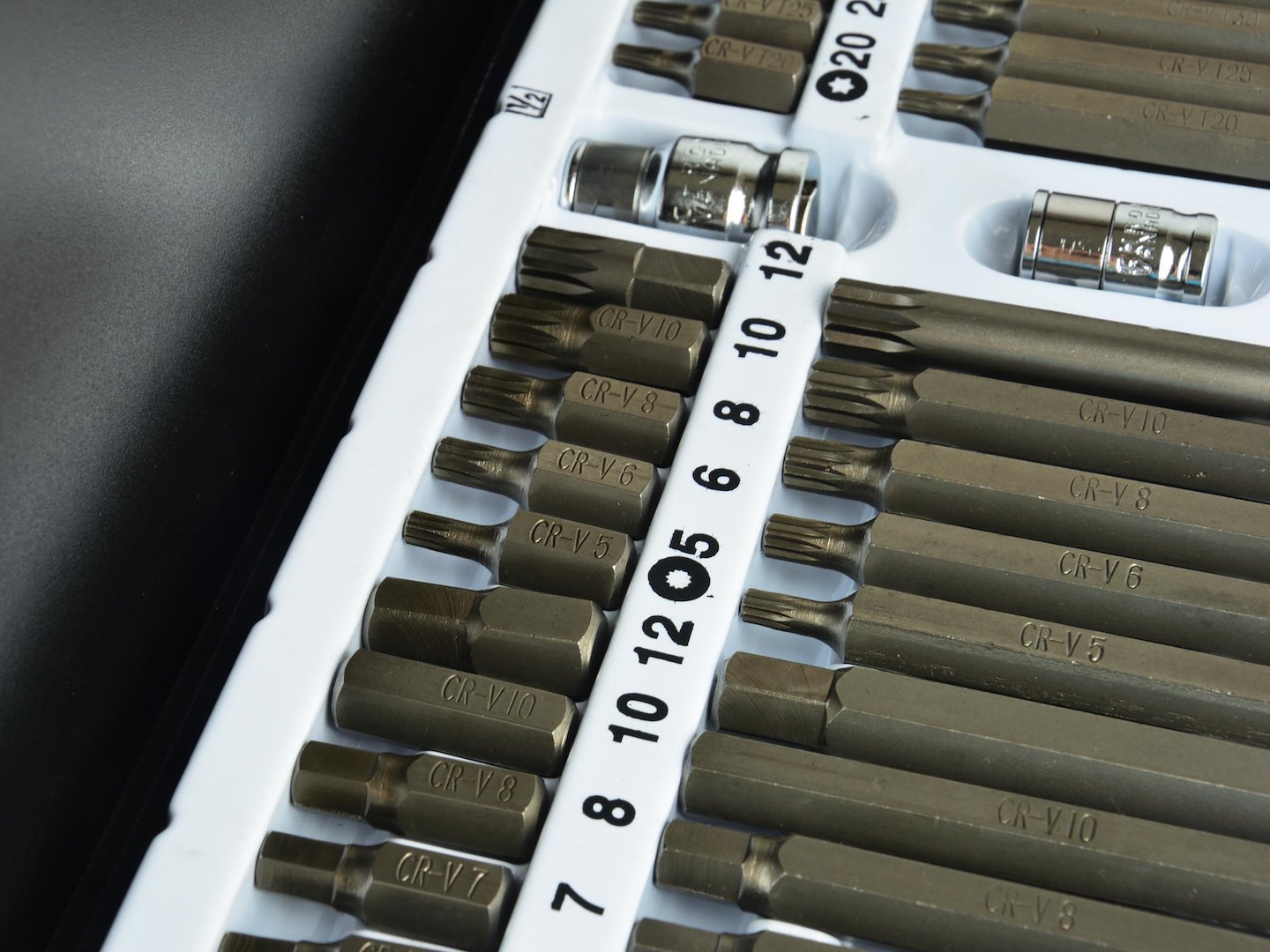 40-piece Hex, Spline & Torx Bit Set in Metal Box