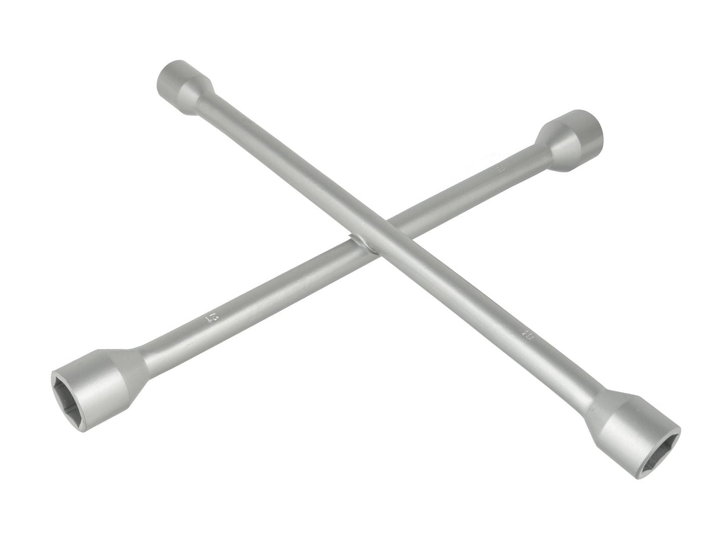Cross-rim wrench, chrome-plated, 17/19/21/22 mm, 14"