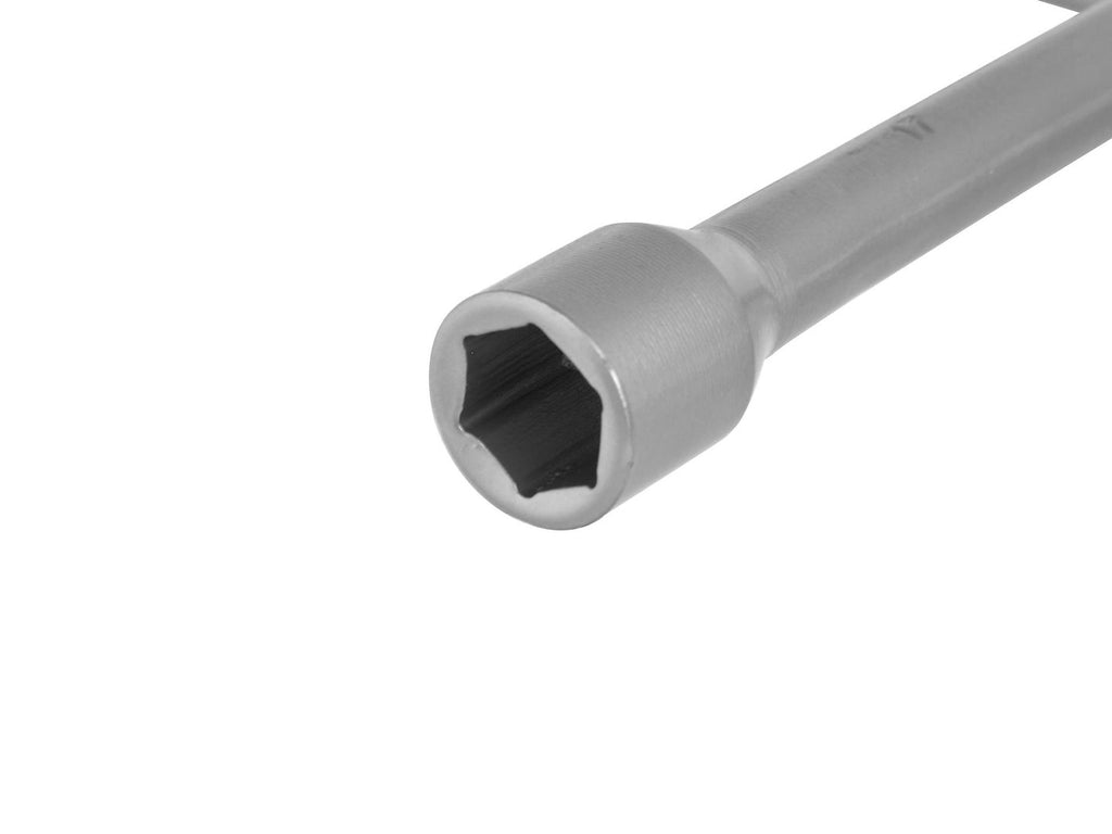 Cross-rim wrench, chrome-plated, 17/19/21/22 mm, 14"