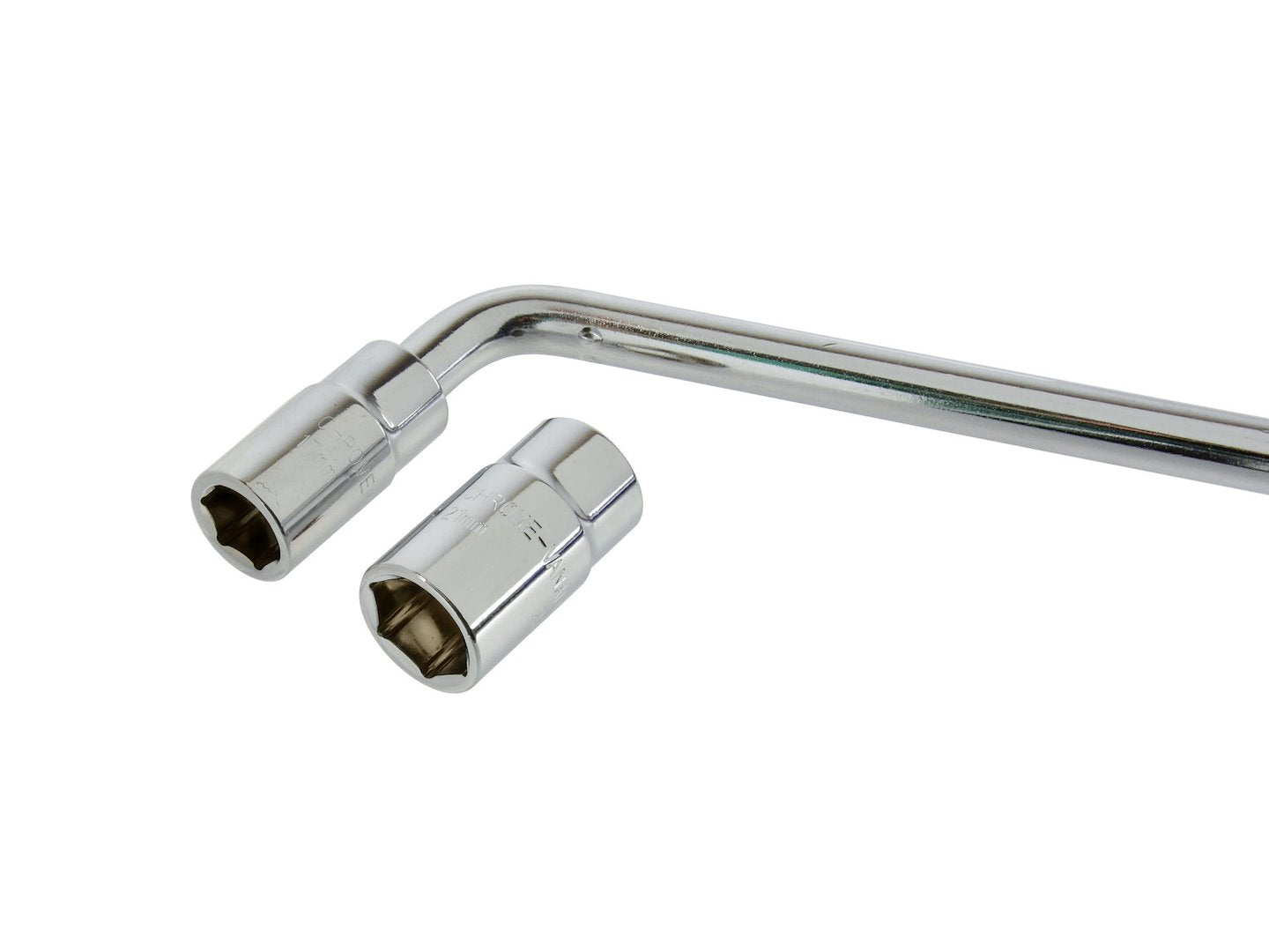 Telescopic L-type Wheel Wrench PREMIUM, Blue Handle, 17/19mm and 21/23mm
