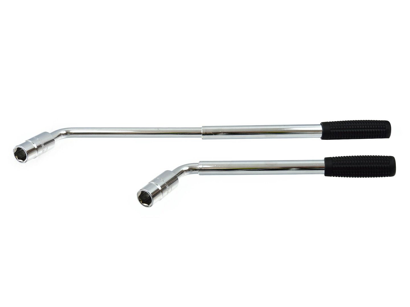 L-type wrench with 17x19 mm and 21x23 mm sockets