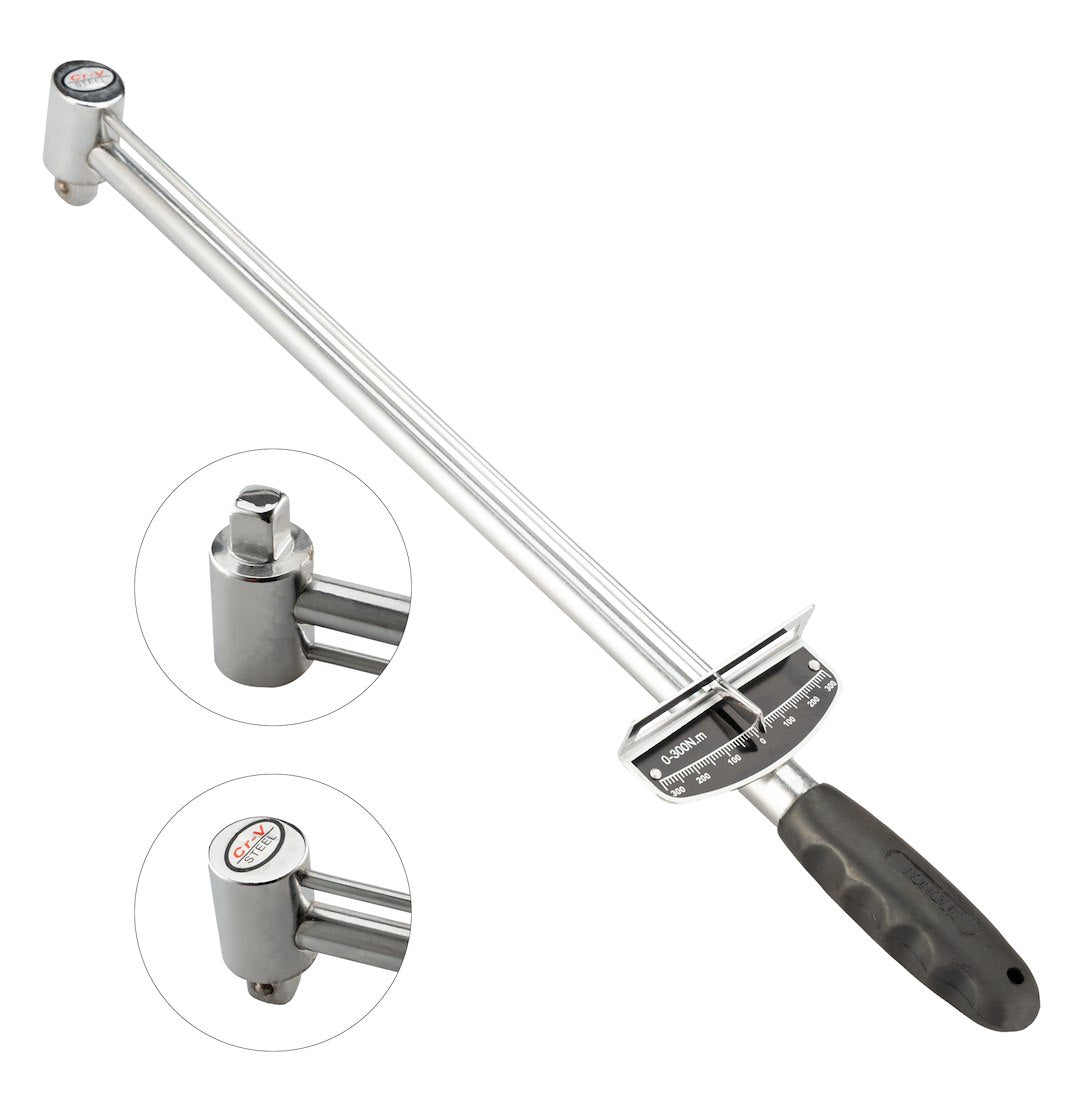 Beam-Style Torque Wrench 0 - 300 Nm