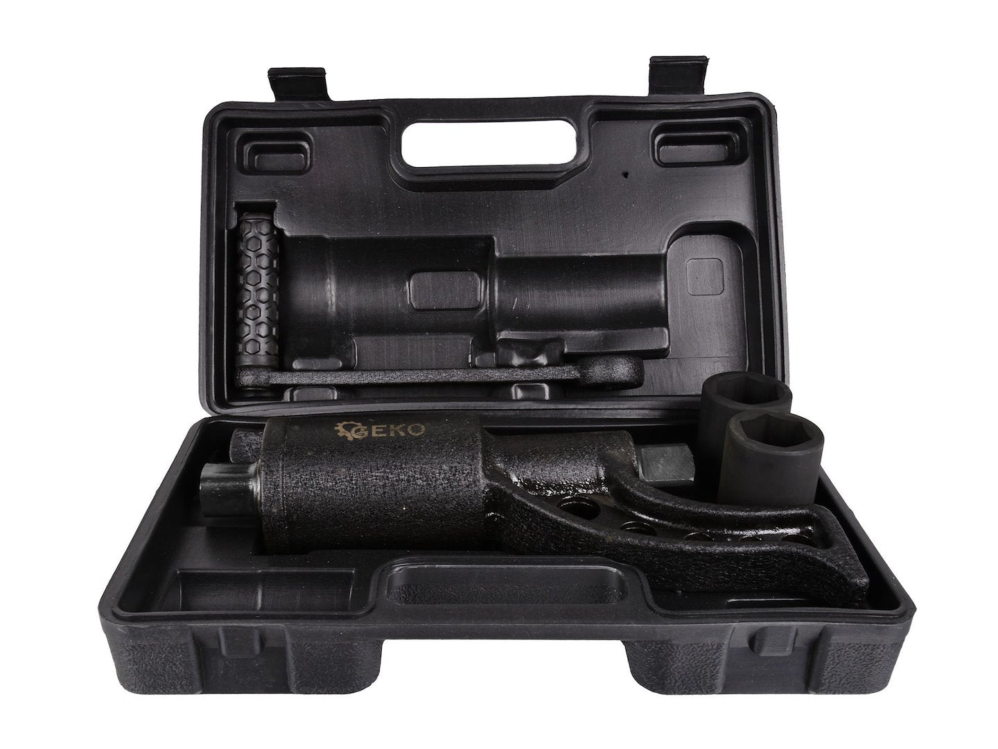 Labor-saving black wrench with 32 mm and 33 mm sockets