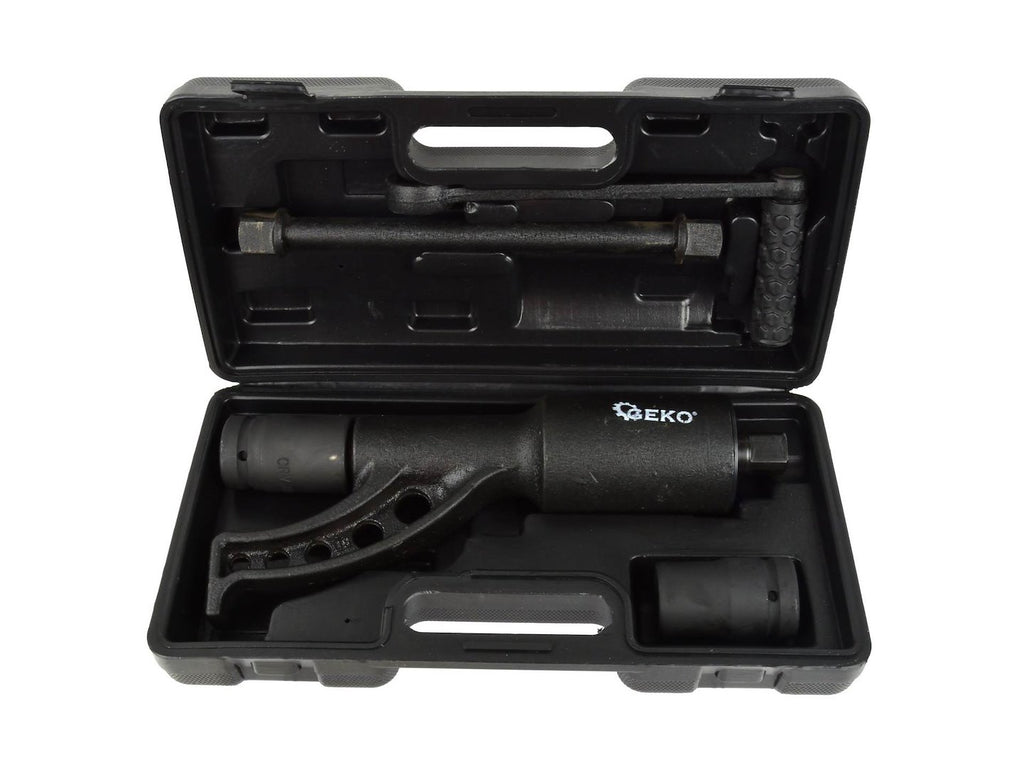 Geared 1" Wheel Wrench 1:68 — Labor-saving Set (sockets 27 mm, 33 mm)