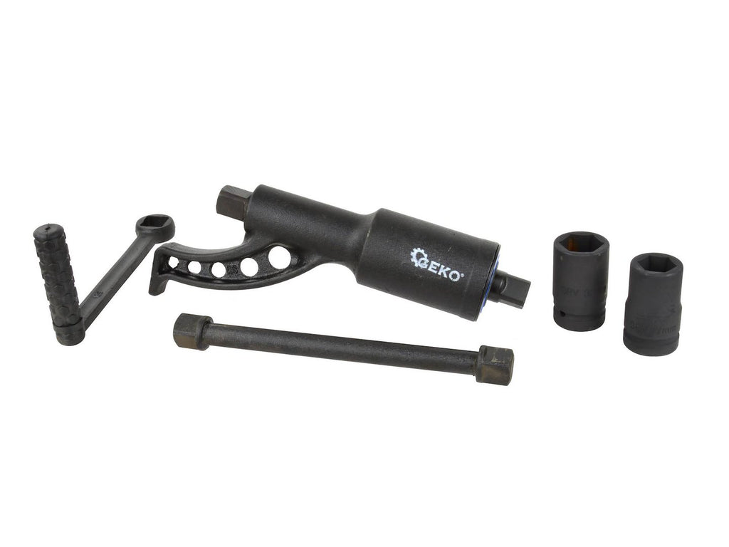 Geared 1" Wheel Wrench 1:68 — Labor-saving Set (sockets 27 mm, 33 mm)
