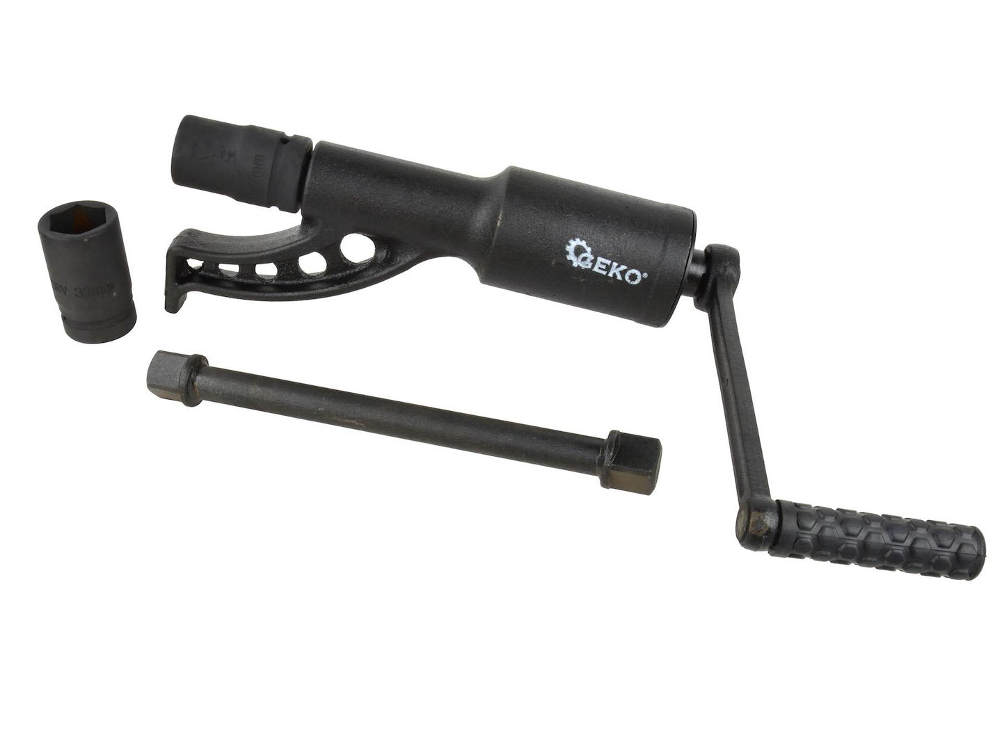 Geared 1" Wheel Wrench 1:68 — Labor-saving Set (sockets 27 mm, 33 mm)