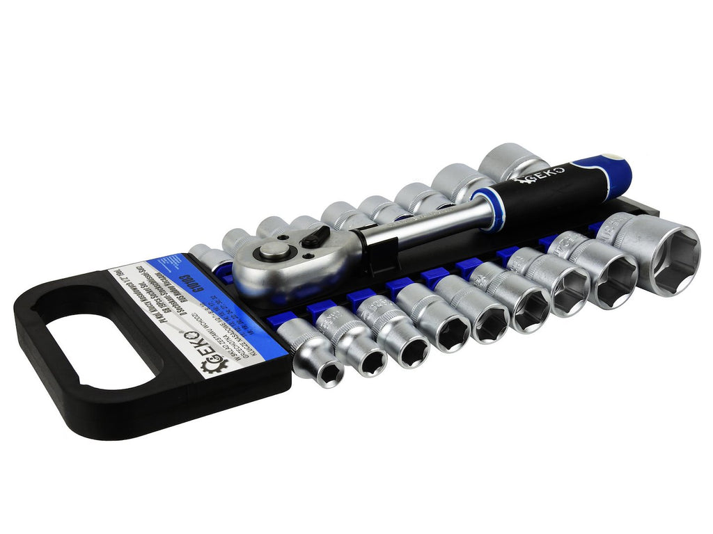 Socket Set CrV 1/2" Drive 8-32 mm, 19 pcs