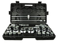 6-Point Socket Set, 3/4" & 1" Drive, 21-65 mm, 26 pcs