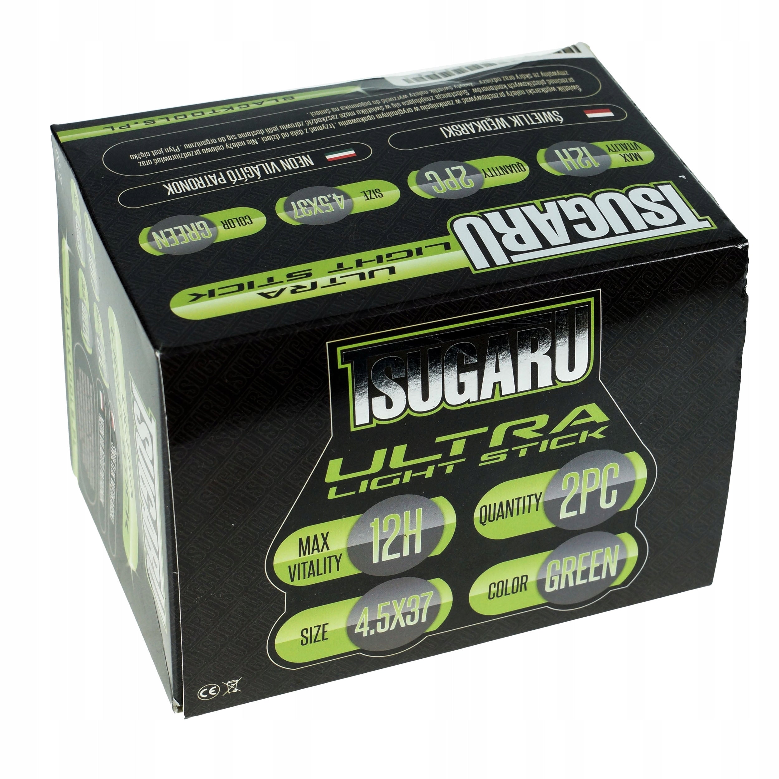 TSUGARU kalapüügi helendav pulk 4.5x37mm blisterpakendis 1tk