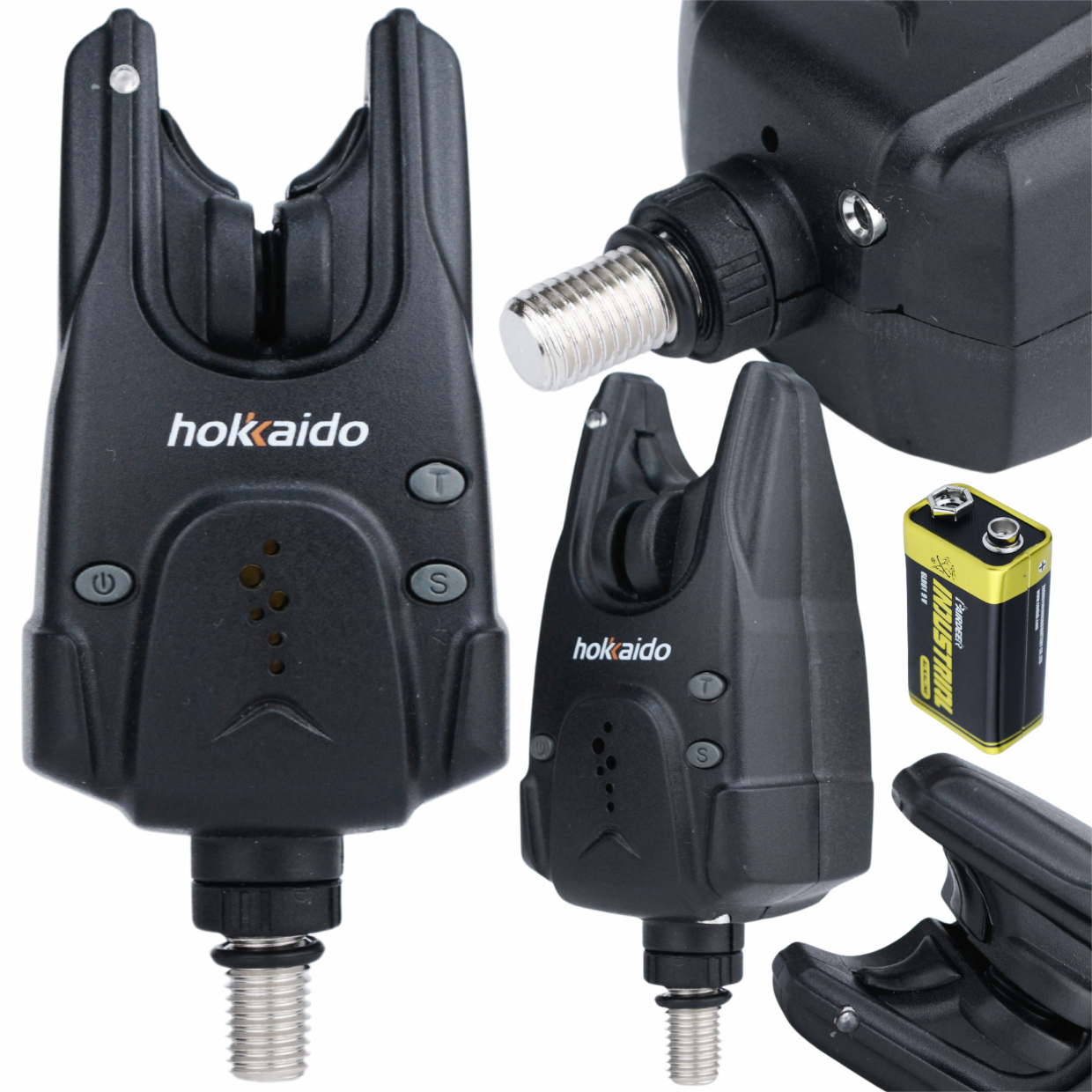 Hokkaido kalastusandurite komplekt 4+1 juhtimisseadme ja patareikarbiga