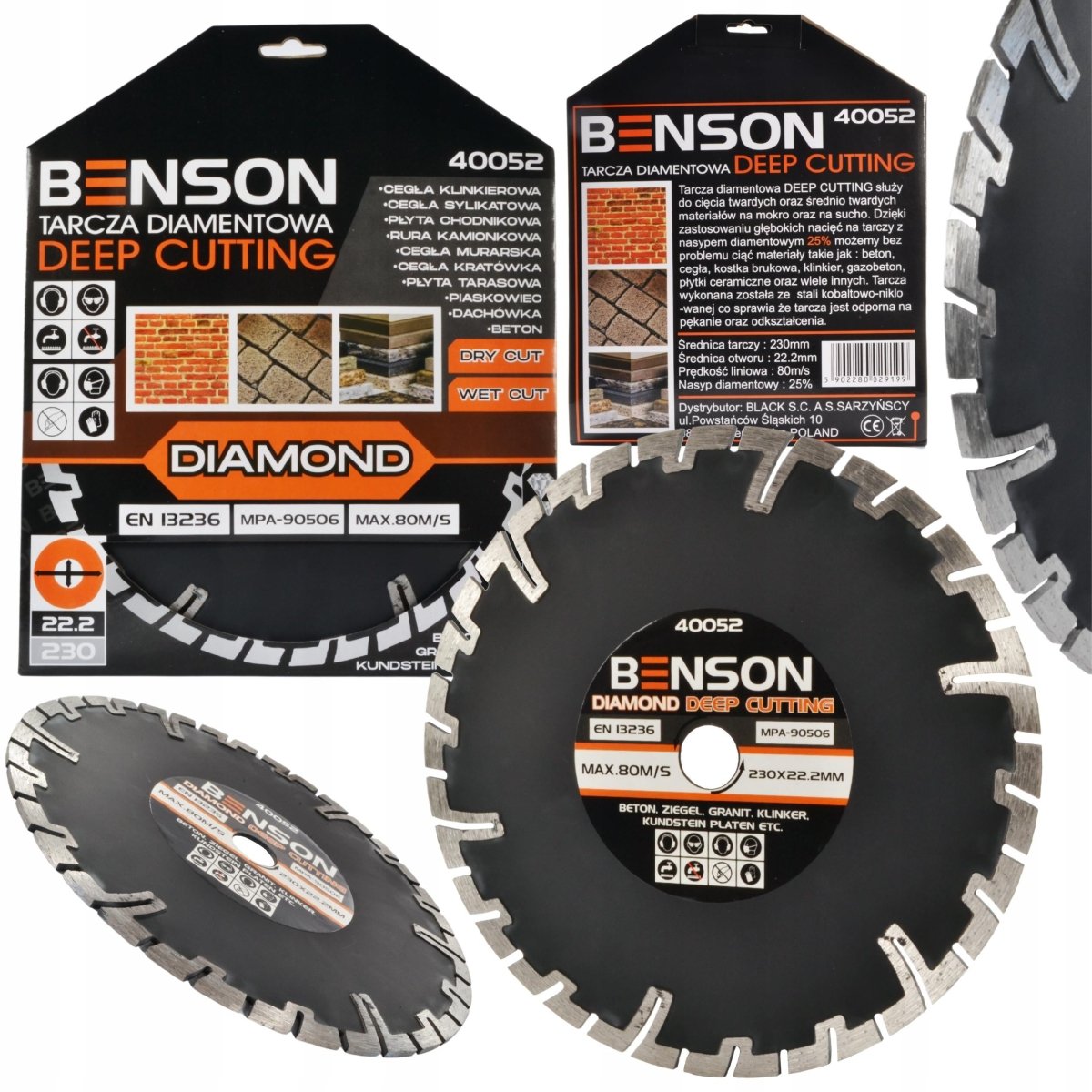 230mm teemantlõikeketas 22.2mm avaga