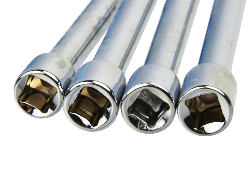 GEKO Profi 1/4" Drive Extension Bar Set, 4 pcs