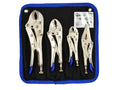 Locking Pliers (Morse) Set, 4 pcs — 125–250 mm (sizes: 150, 175, 175, 250 mm)