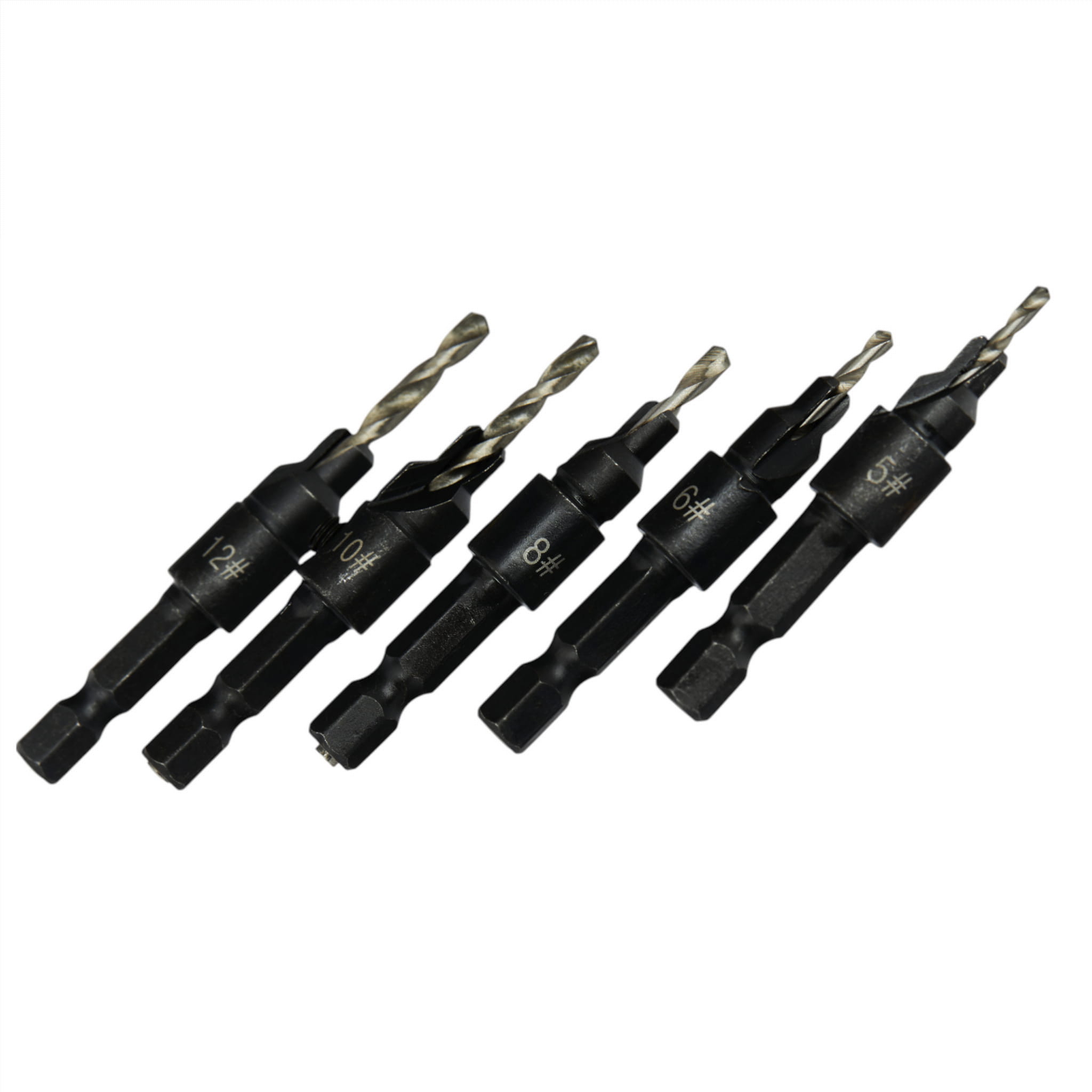 5 tk Confirmat kruvi puuri komplekt KD10796