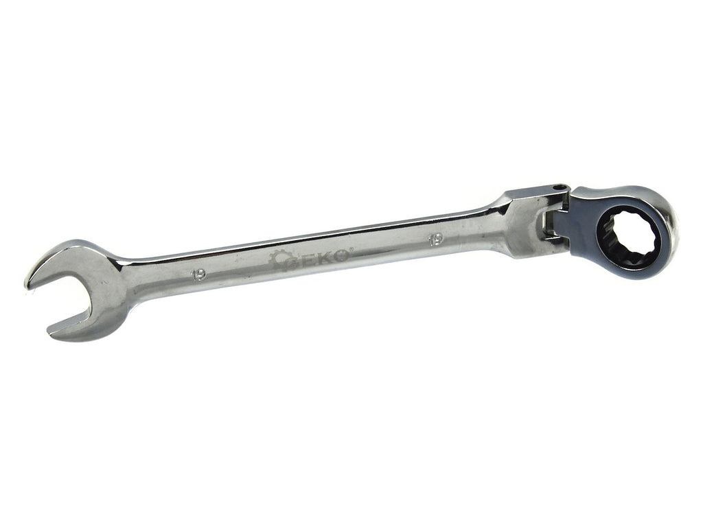 Flexible-Head Ratchet Combination Spanner Set, 6 pc (8–19 mm)