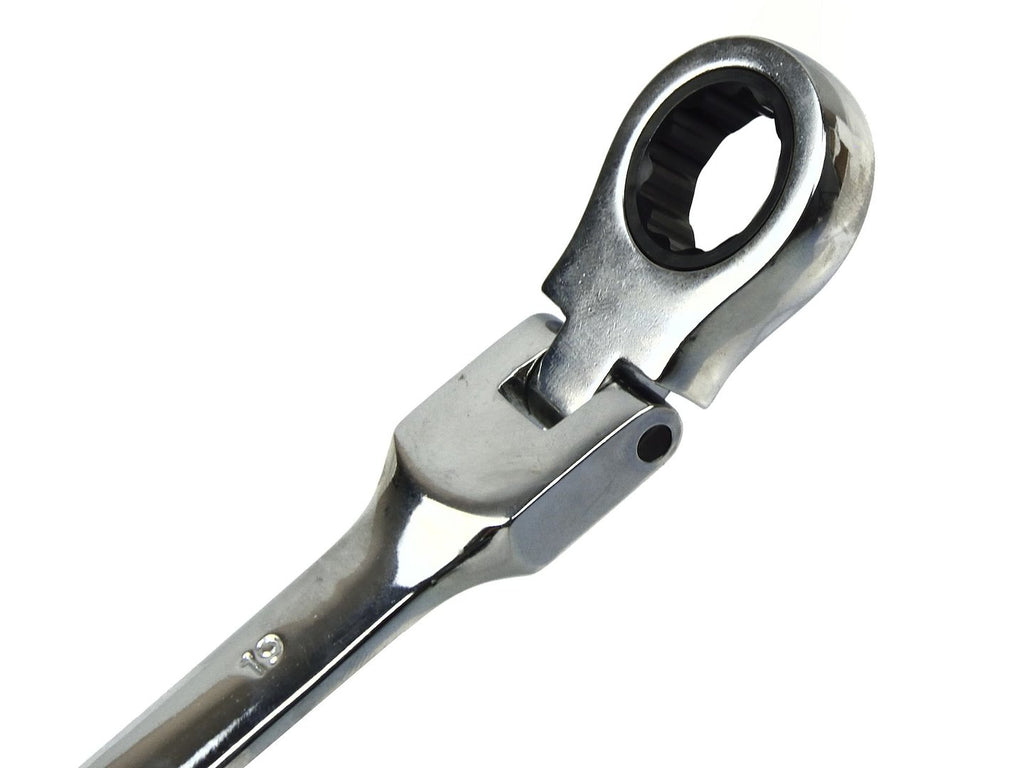 Flexible-Head Ratchet Combination Spanner Set, 6 pc (8–19 mm)