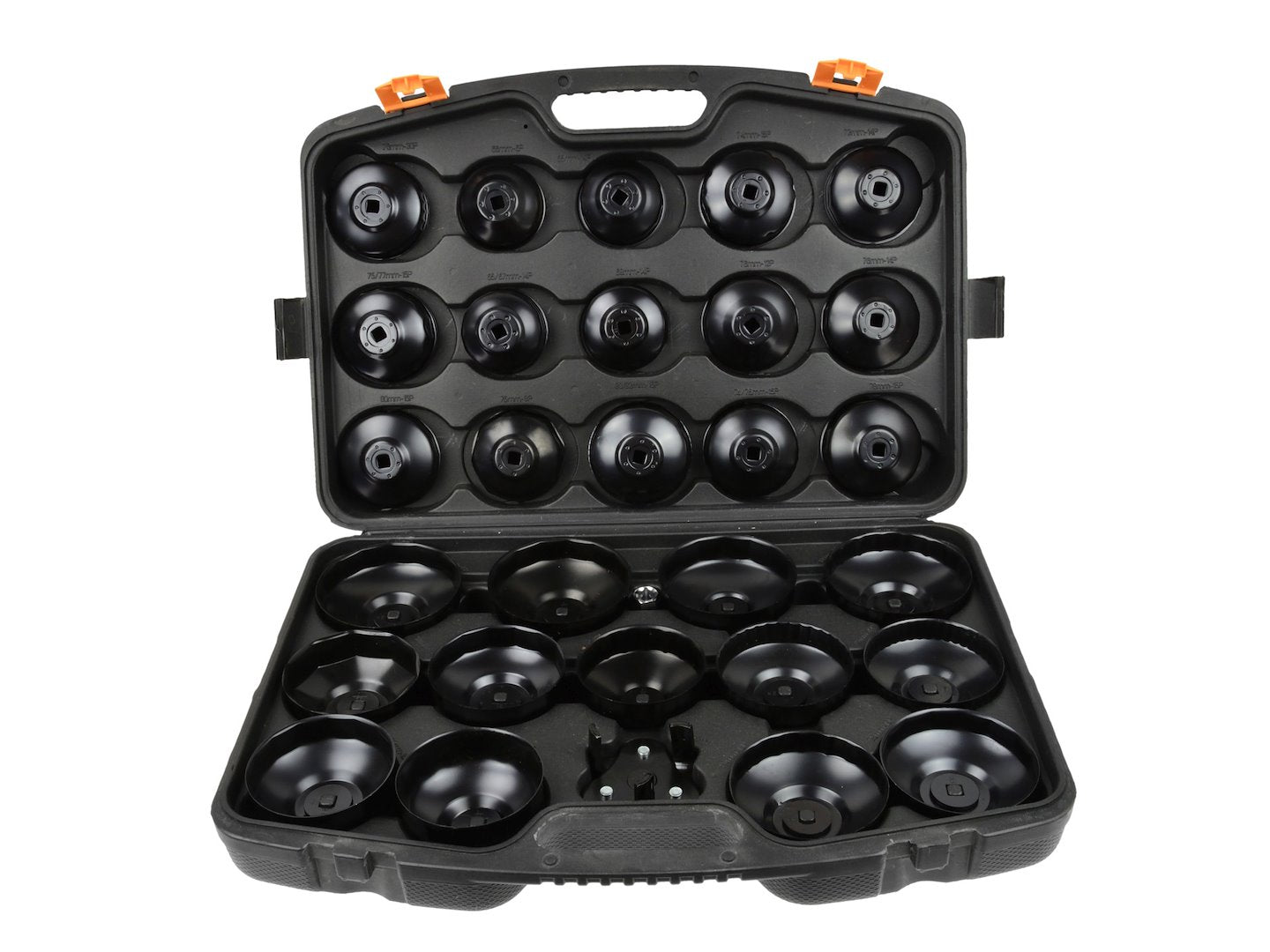30-piece cup-type oil filter wrench set
