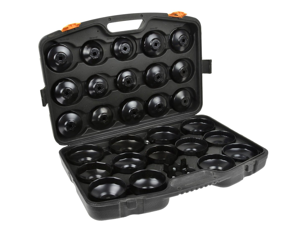 30-piece cup-type oil filter wrench set