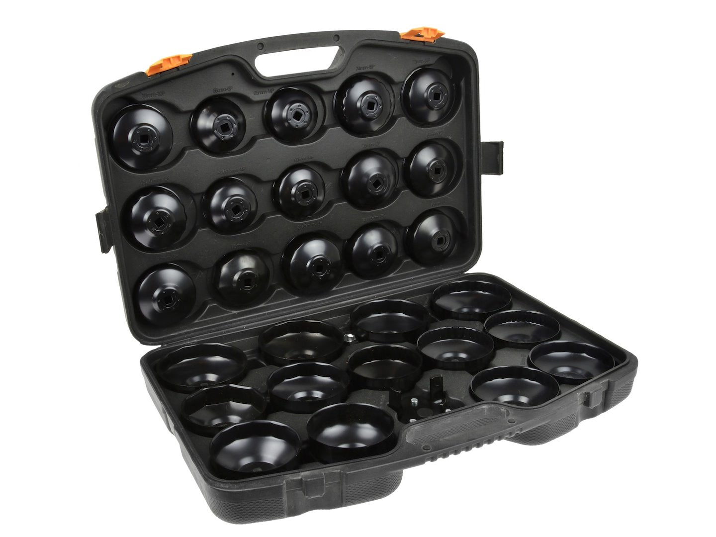 30-piece cup-type oil filter wrench set