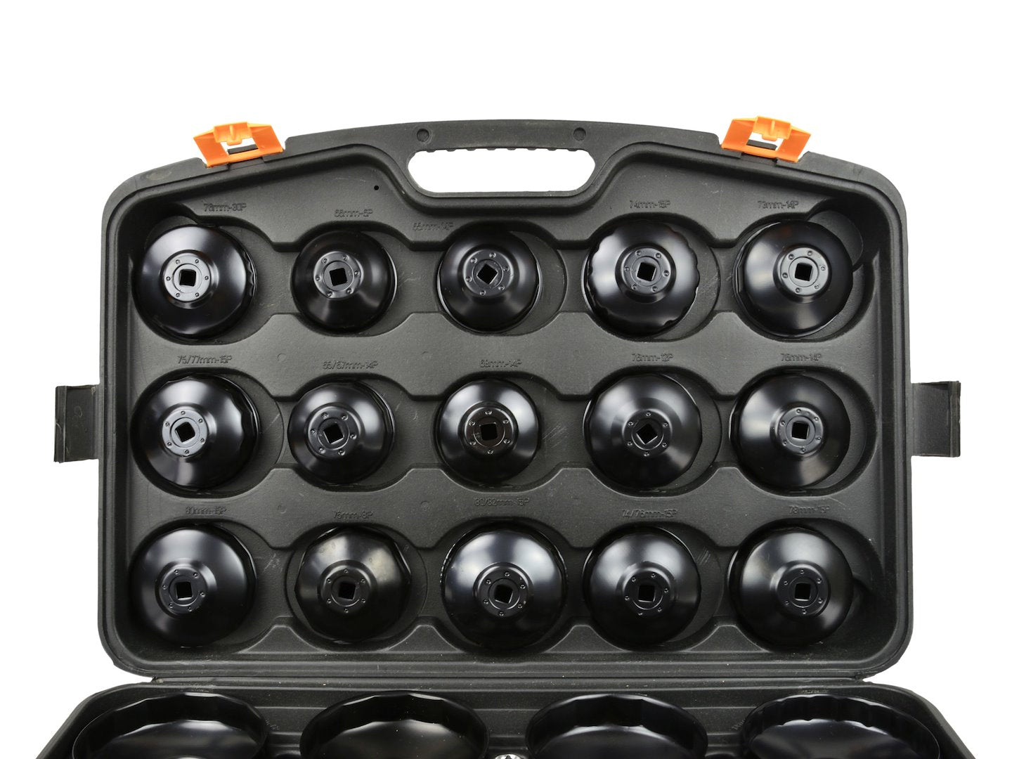 30-piece cup-type oil filter wrench set