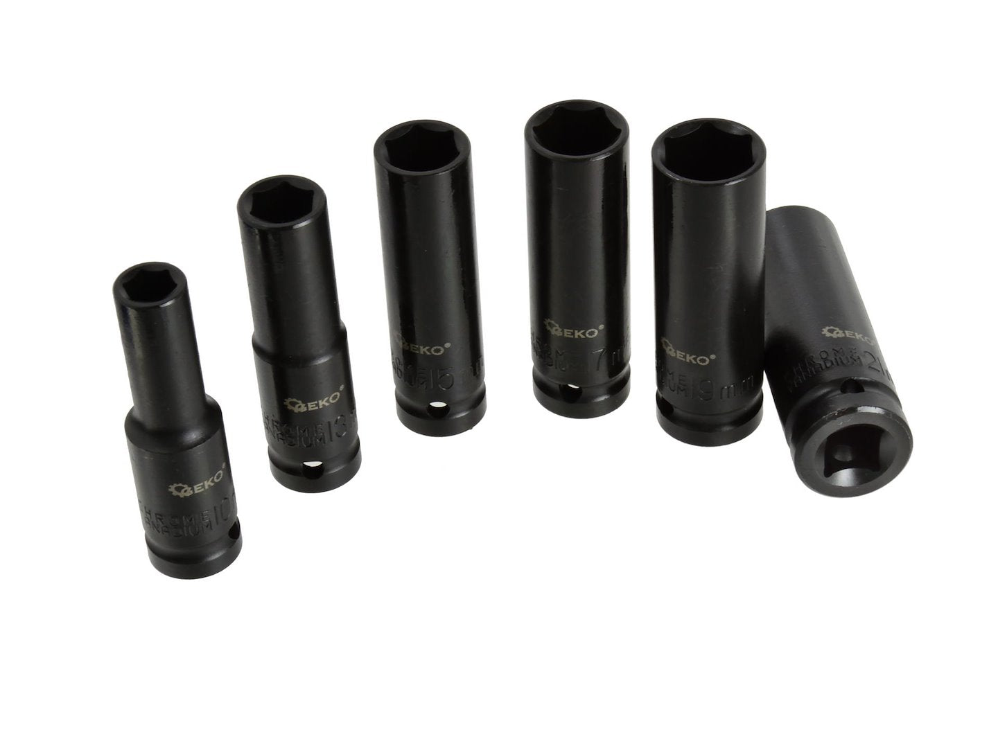 1/2" Drive Deep Impact Socket Set, 10-21 mm (6-piece)