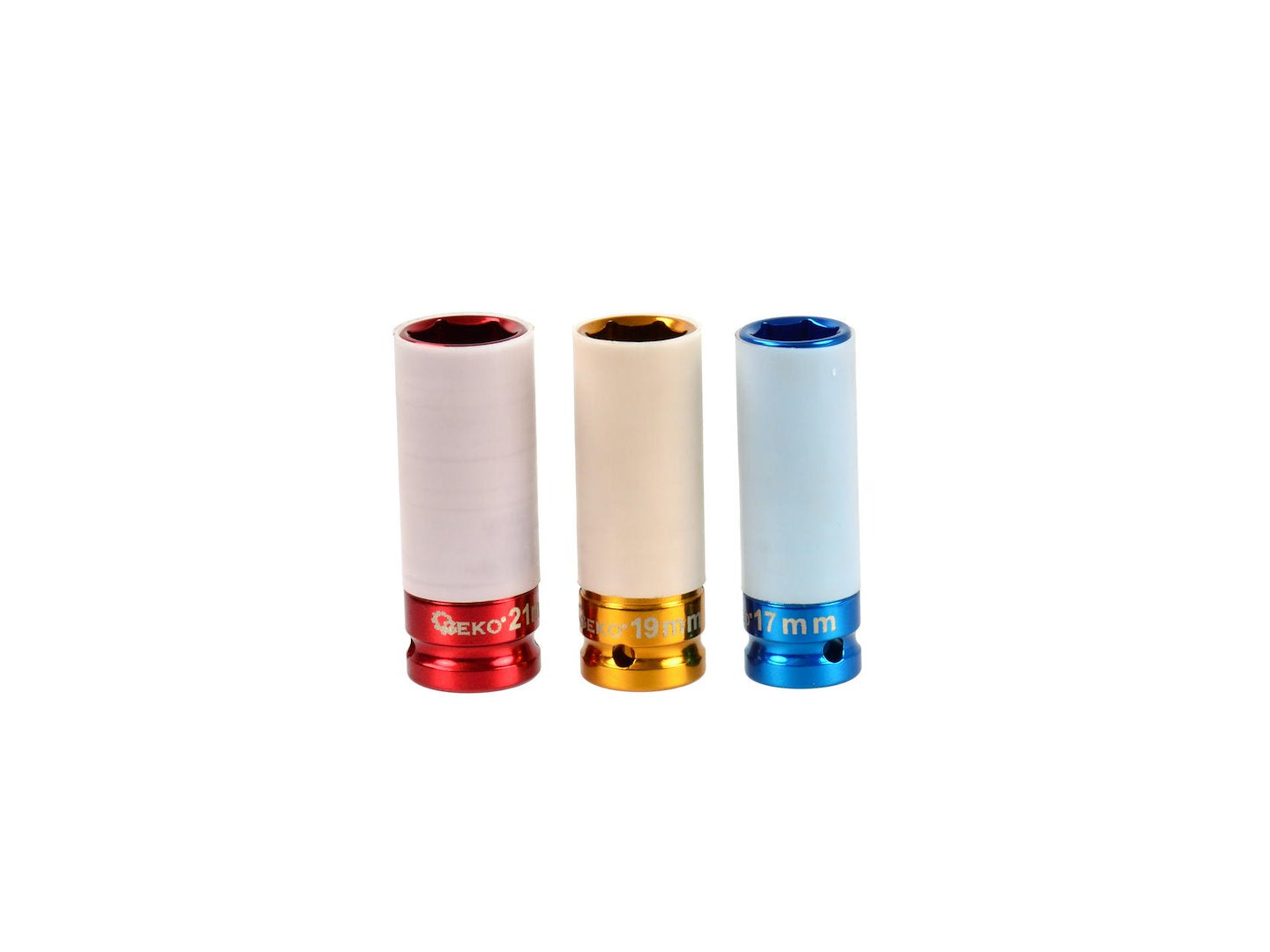 Alloy Rim Impact Socket Set 17, 19, 21 mm