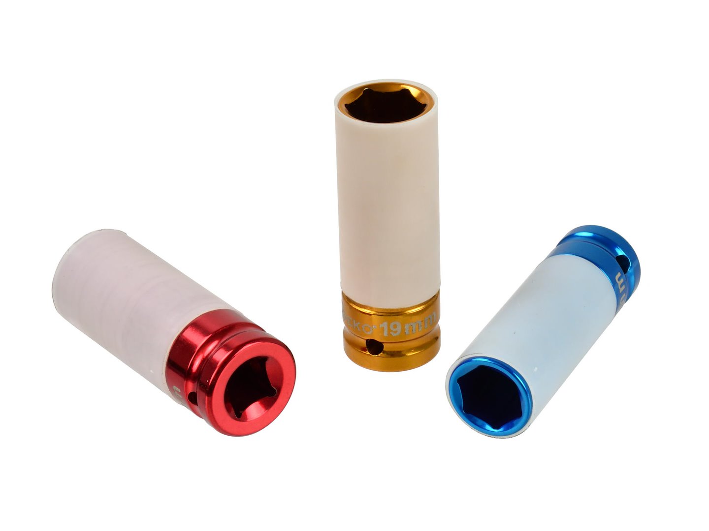 Alloy Rim Impact Socket Set 17, 19, 21 mm