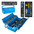 Cantilever tool box with 64-piece assortment