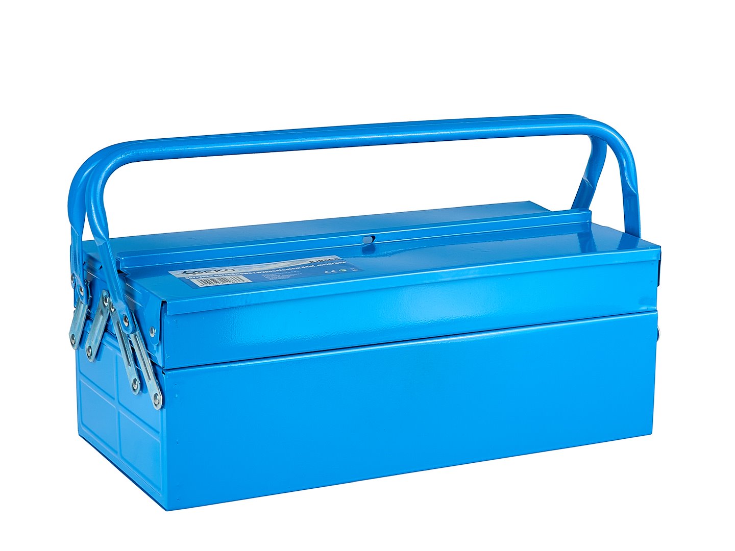 Cantilever tool box with 64-piece assortment