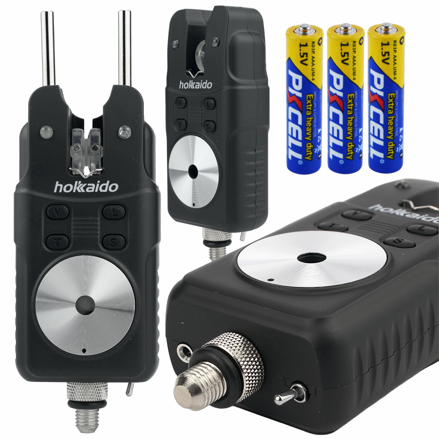 Hokkaido kalastusandurite komplekt juhtpuldiga 3+1, patareide karp ja pealamp