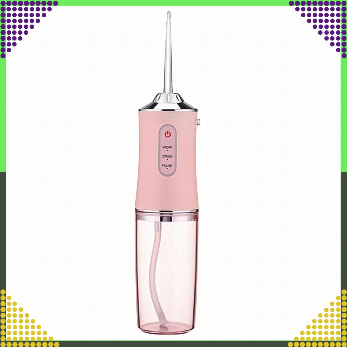Cordless Dental Water Flosser with 4 Nozzles and 3 Modes 220 ml